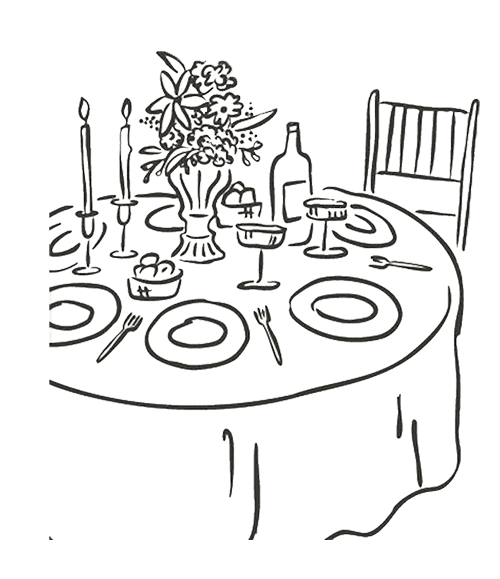 Mesa de celebración